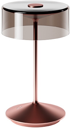 Sigor Akkuleuchte Numotion rosegold 2,2W Frontansicht