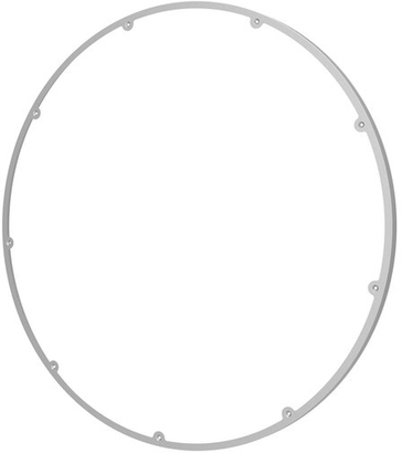 LED-Deckenleuchte SF FLAT 500 RD FRAME SI in moderner Design Frontansicht