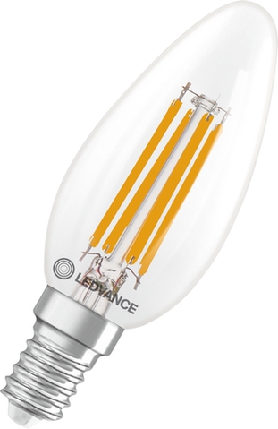 LED-Lampe E14 mit dimmbarer Funktion in Frontansicht