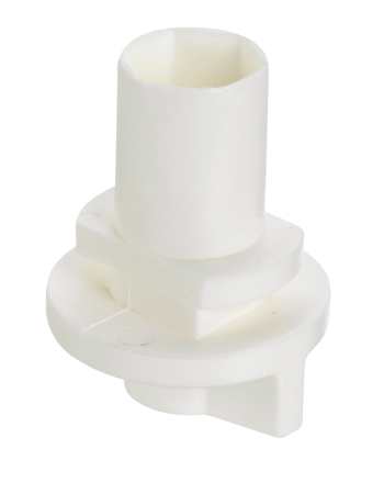 Stromschienensystem Adapter für 2mm Dekohaken, weiß, Frontansicht