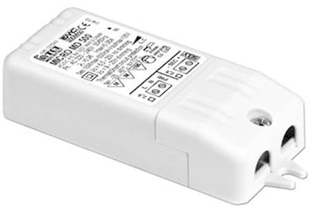 Dimmbares LED Netzteil TCI MICRO MD 350 Frontansicht Produktfoto