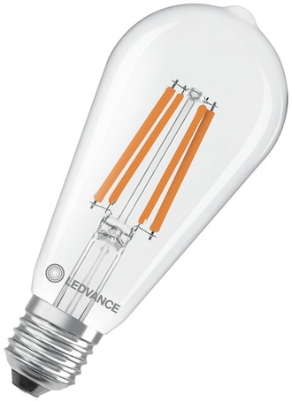LED-Lampe Ledvance LEDISON60EELA 3.8W Frontansicht