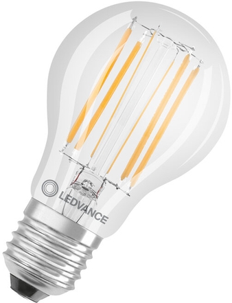 LED-Glühbirne E27 7.5W dimmbar warmweißes Licht Frontansicht